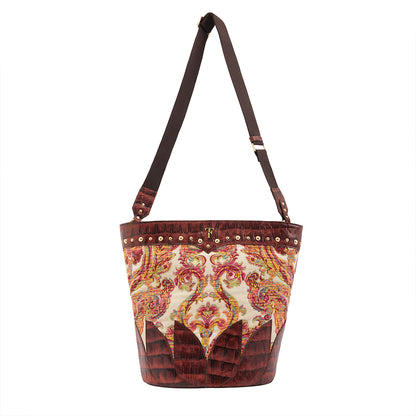 Annique Artisanal Bucket- Light Ethnic