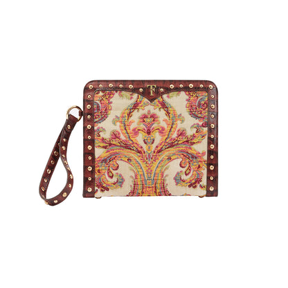 Layla Mystique Clutch- Light Ethnic